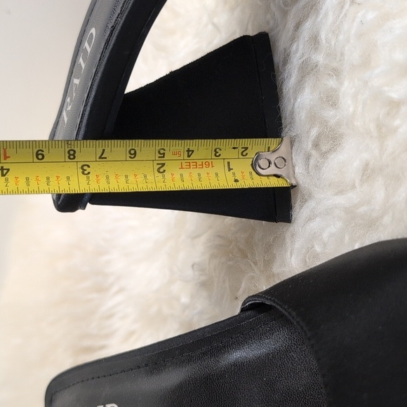 RAID BLOCK HEELED SANDALS SIZE 38 EU - Picture 4 of 5
